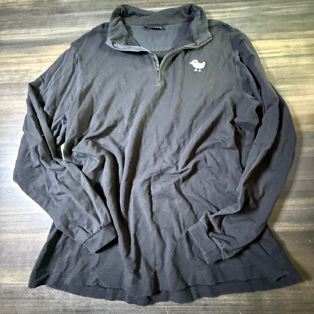 Bad Birdie Golf Pullover Long Sleeve 1/4 Zip Athletic Shirt Medium‎